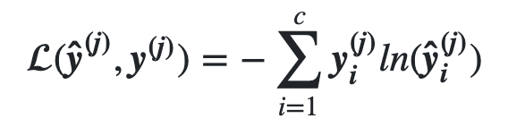 Cross Entropy loss function